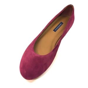 Margaux Suede Leather Flats 38